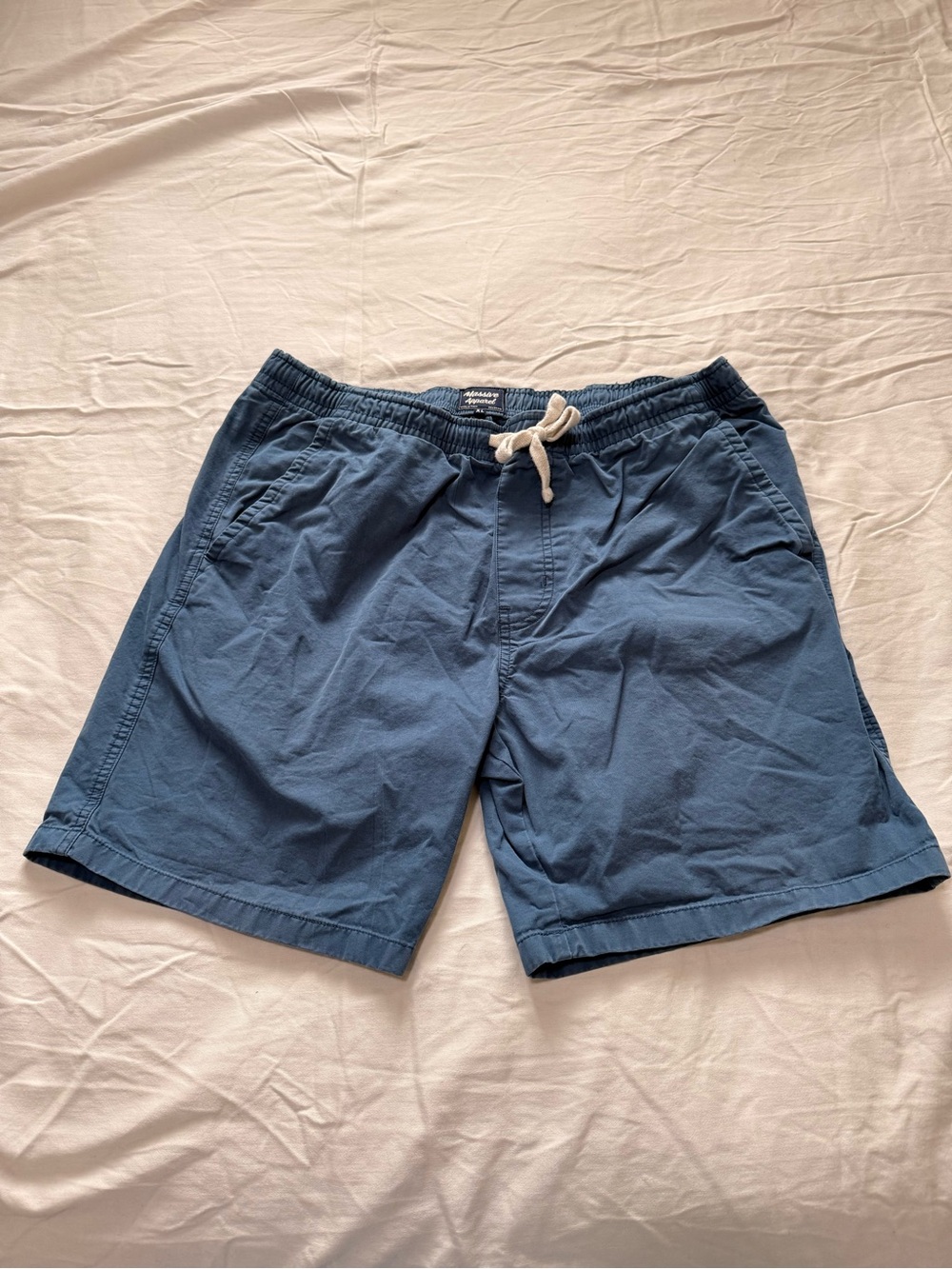 Men's Massive Apparel Casual  Drawstring Shorts in Slate Blue